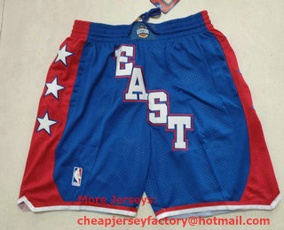 2004 All-Star East White Just Don Hardwood Classics Soul Swingman Throwback Shorts