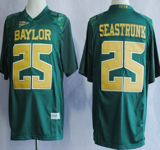 Baylor Bears #25 Lache Seastrunk 2013 Green Jersey