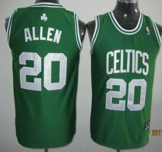 Boston Celtics 20 Allen Green Authenic Kids Jersey