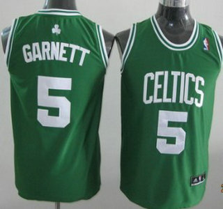Boston Celtics 5 Garnett Green Authenic Kids Jersey