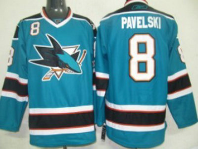 Cheap San Jose Sharks 8 Joe Pavelski Blue Jersey
