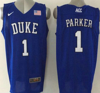Duke Blue Devils #1 Jabari Parker 2015 Blue Jersey