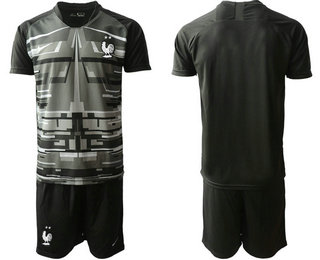 France Black Goalkeeper UEFA Euro 2020 Soccer Jersey