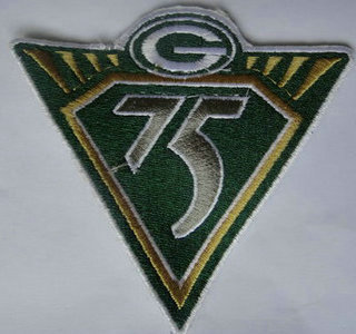 Green Bay Packers 75th Anniversary Patch
