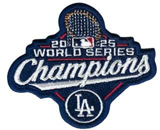 MLB 2025 World Series Champions Patch