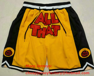 Men's ALL THAT Yellow Just Don Swingman Shorts