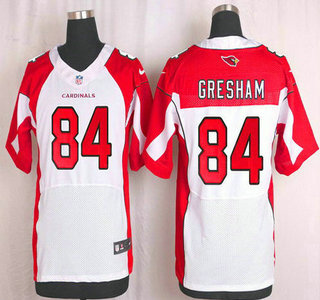 Men's Arizona Cardinals #84 Jermaine Gresham White Road NFL Nike Elite Jersey