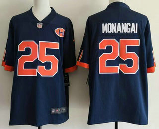 Men's Chicago Bears #25 Kyle Monangai Navy 2026 Vapor Rivalries Collection Limited Stitched Jersey