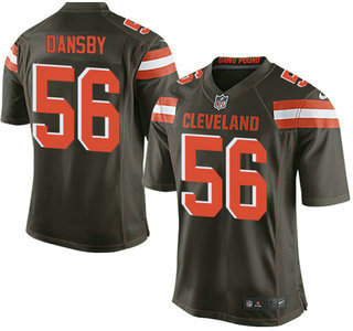 Men's Cleveland Browns #56 Karlos Dansby Brown Team Color 2015 NFL Nike Elite Jersey