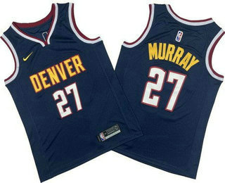 Men's Denver Nuggets #27 Jamal Murray Navy Icon Swingman Jersey