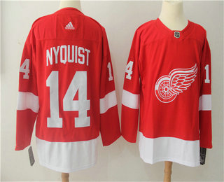 Men's Detroit Red Wings #14 Brendan Shanahan Red Home 2017-2018 Hockey Stitched NHL Jersey