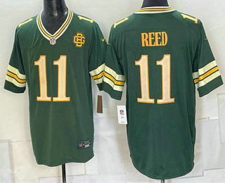 Men's Green Bay Packers #11 Jayden Reed Green 2026 Vapor Rivalries Collection Limited Stitched Jersey
