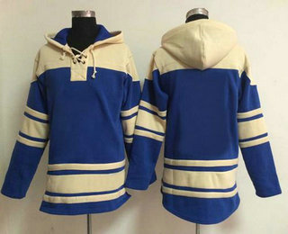 Men's Kansas City Royals Blank Light Blue Sawyer Hooded Sweatshirt Baseball Hoodie