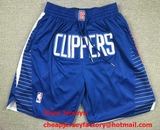 Men's Los Angeles Clippers Blue 2023 Just Don Shorts