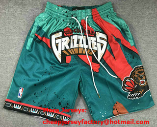 Men's Memphis Grizzlies Green Just Don Swingman Shorts