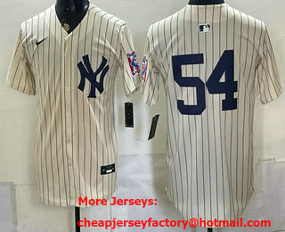 Men's New York Yankees #54 Max Fried Cream 1939 Throwback Jersey