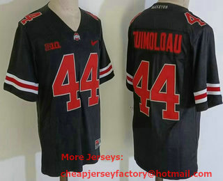 Men's Ohio State Buckeyes #44 JT Tuimoloau Black 2022 Vapor Untouchable Stitched Nike Jersey