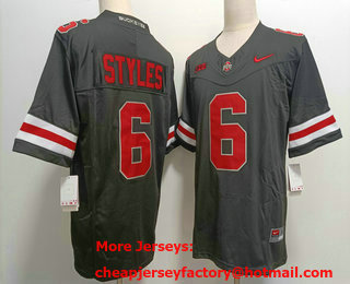 Men's Ohio State Buckeyes #6 Sonny Styles Black FUSE College Football Jersey