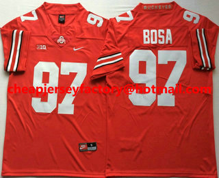 Men's Ohio State Buckeyes #97 Joey Bosa Red 2017 Vapor Untouchable Stitched Nike NCAA Jersey