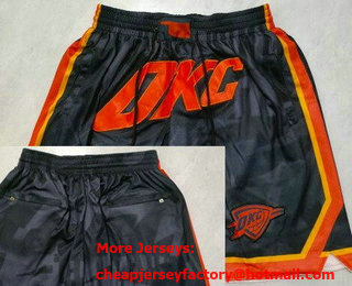Men's Oklahoma City Thunder Navy 2023 City Just Don Shorts