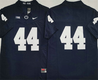 Men's Penn State Nittany Lions #44 Davis Warren Navy Without Name FUSE College Stitched Jersey