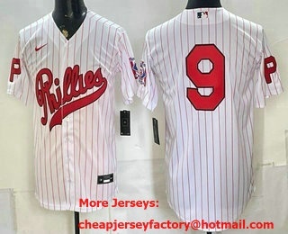 Men's Philadelphia Phillies #9 Whit Merrifield White 2026 Field of Dreams Stadium Stitched Jersey