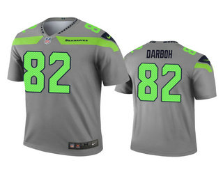 Men's Seattle Seahawks #25 Amara Darboh Gray Inverted Legend Jersey