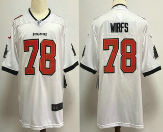 Men's Tampa Bay Buccaneers #78 Tristan Wirfs White 2020 NEW Vapor Untouchable Stitched NFL Nike Limited Jersey