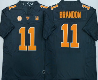 Men's Tennessee Volunteers #11 Faizon Brandon Limited Black FUSE 2026 College Football Jersey