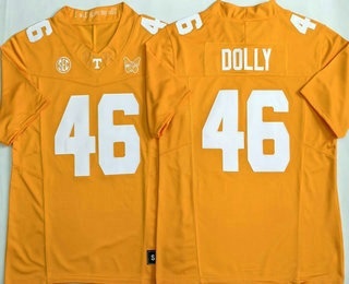 Men's Tennessee Volunteers #46 Dolly Limited Yellow FUSE 2026 College Football Jersey