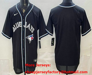 Men's Toronto Blue Jays Blank 2026 Black Fashion Cool Base Jersey