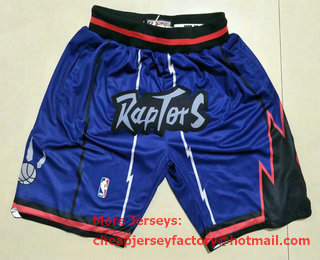 Men's Toronto Raptors Purple Hardwood Classics Soul Swingman Throwback Shorts