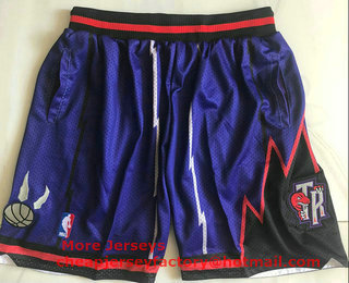 Men's Toronto Raptors Purple Just Don Shorts AU Shorts