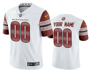 Men's Washington Commanders Active Player Custom White Vapor Untouchable Stitched Football Jersey