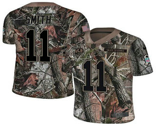Men's Washington Redskins #11 Alex Smith Camo Stitched NFL Rush Realtree Nike Limited Jersey