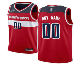 Men's Washington Wizards Nike Red Swingman Custom Jersey - Icon Edition