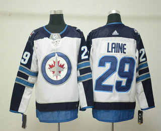 Men's Winnipeg Jets #29 Patrik Laine White 2017-2018 Hockey Stitched NHL Jersey