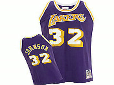 Mitchell & Ness Los Angeles Lakers Magic Johnson 1984-85 Road Jersey