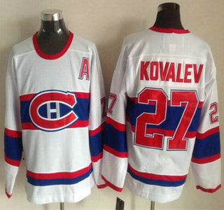 Montreal Canadiens #27 Alex Galchenyuk White Throwback CCM Jersey