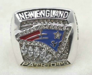 NFL New England Patriots World Champions Silver Ring_2