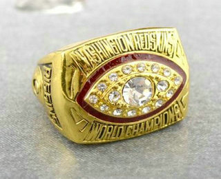 NFL Washington Redskins World Champions Gold Ring_3