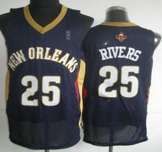New Orleans Pelicans #25 Austin Rivers Blue Revolution 30 Authentic Jersey