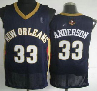 New Orleans Pelicans #33 Ryan Anderson Blue Revolution 30 Authentic Jersey