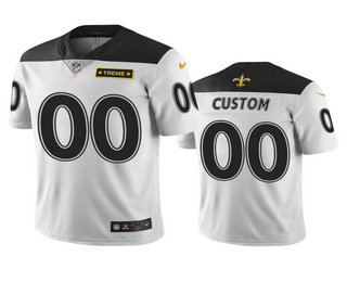 New Orleans Saints Custom White Nike City Edition Jersey - Men