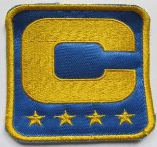 New York Giants Captain Blue C Patch