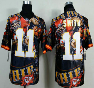 Nike Kansas City Chiefs #11 Alex Smith 2014 Fanatic Fashion Elite Jersey