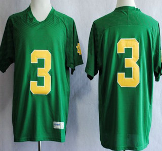 Notre Dame Fighting Irish #1 Joe Montana 2013 Green Jersey