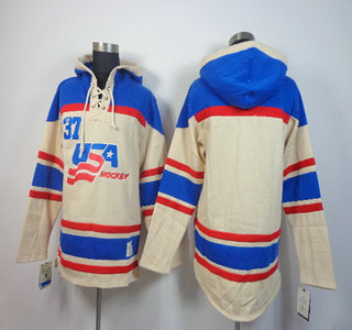 Old Time Hockey Washington Capitals Blank Cream Hoody