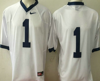 Penn State Nittany Lions #1 Joe Paterno No Name White College Football Jersey