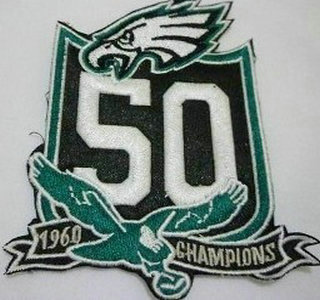 Philadelphia Eagles 50th Anniversary Patch